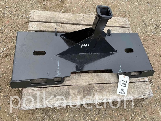 740-SKID STEER 2" HITCH RECEIVER