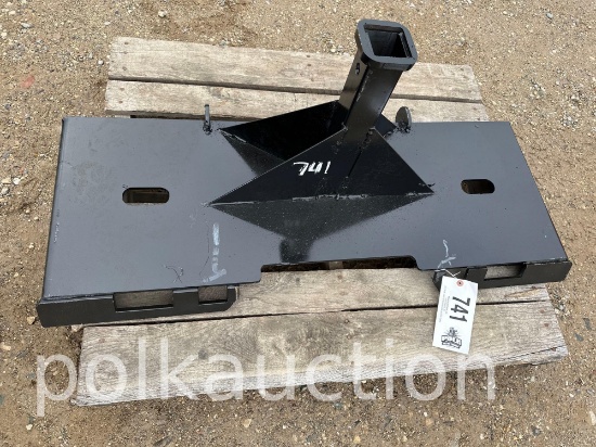 741-SKID STEER 2" HITCH RECEIVER