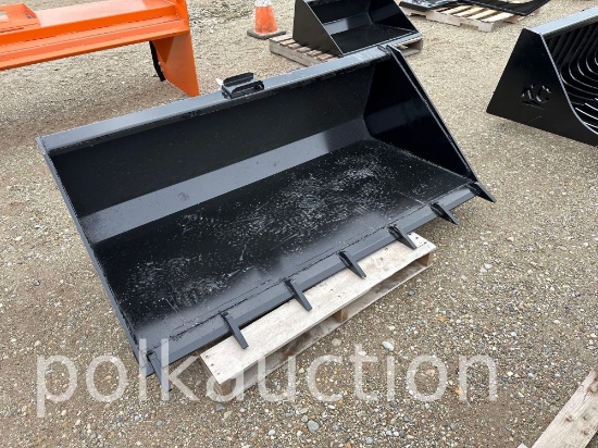 747-66" SKID STEER BUCKET W/TEETH