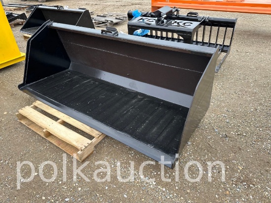762-84" SKID STEER SNOW/ LITTER BUCKET