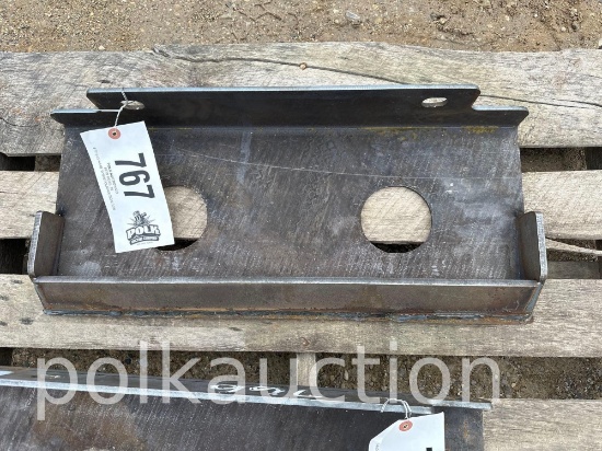 767-MINI UNIVERSAL ATTACH SKID STEER FRAME 1/4" TORO/DINGO STYLE