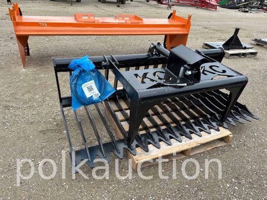 775-76" SING. CYLINDER SKELETON GRAPPLE BUCKET