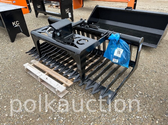 776-76" SING. CYLINDER SKELETON GRAPPLE BUCKET