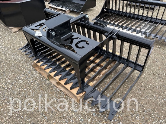 778-76" SING. CYLINDER SKELETON GRAPPLE BUCKET