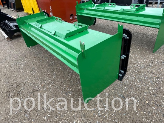 781-96" SNOW PUSHER W/ STEEL BLADES