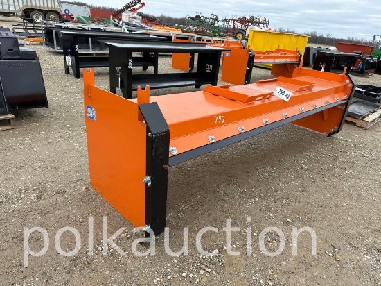 795-120" SNOW PUSHER W/ STEEL BLADES