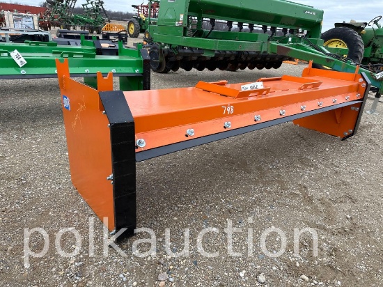 798-120" SNOW PUSHER W/ STEEL BLADES
