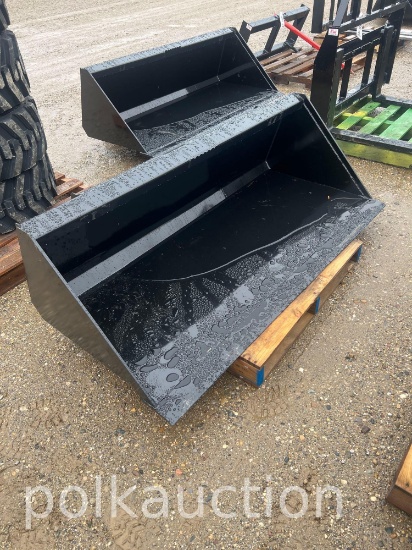 876-NEW 66" SKID STEER BUCKET
