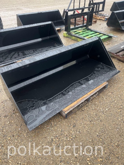 880-NEW 72" SKID STEER BUCKET