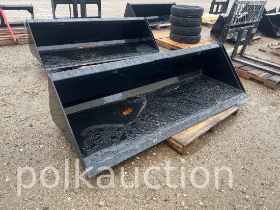887-NEW 84" SKID STEER BUCKET
