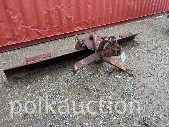974-ALLIS-CHALMERS 3 PT 8' GRADER BLADE
