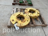 1221-(4) JOHN DEERE REAR WEIGHTS (SOLD X $)