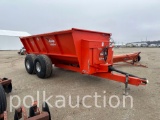 1241-KUHN KNIGHT 8124 SLINGER MANURE SPREADER