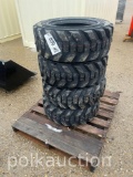 850-(4) NEW 10-16.5 FORERUNNER SKS1 SKID STEER TIRES