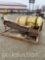 1184-DEMCO 500 GALLON POLY TANK & GRAIN CLEANER WITH ELECTRIC MOTOR