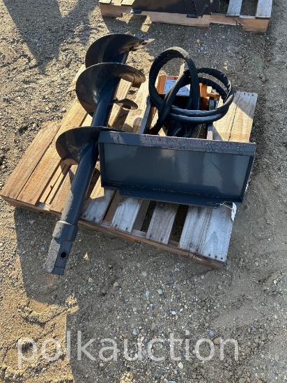 368-SKID STEER MINI AUGER DRIVE AND BIT