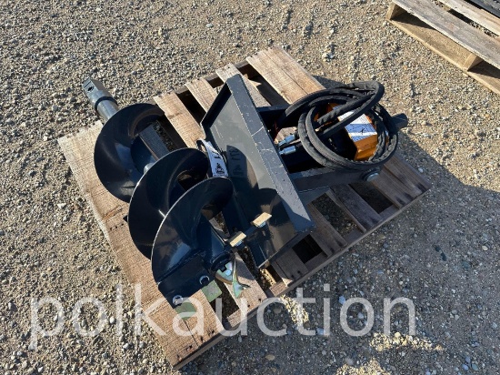371-SKID STEER MINI AUGER DRIVE AND BIT