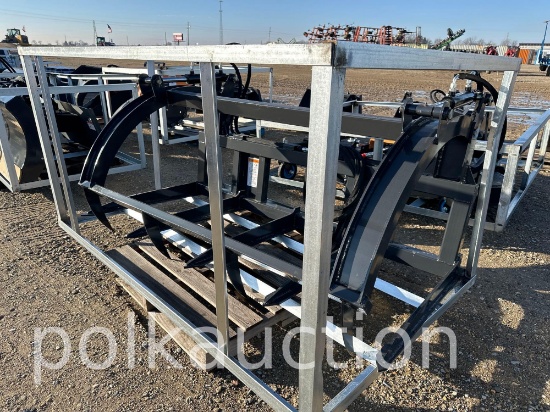 376-SKID STEER BALE GRAPPLE