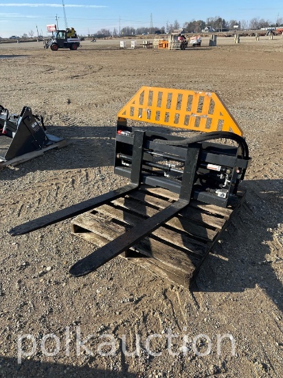 394-SKID STEER PALLET FORK HYDRAULIC