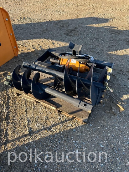 554-SKID STEER AUGER DRIVE AND BIT