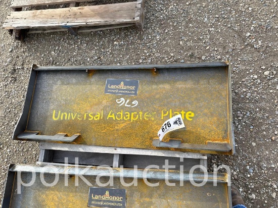 676-SKID STEER UNIVERSAL ADAPTER PLATE