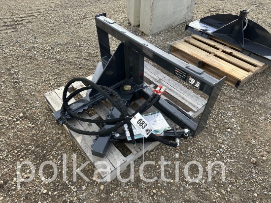 683-SKID STEER TREE/POST PULLER