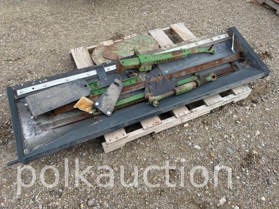 704-PALLET OF MISC IMPLEMENT PARTS