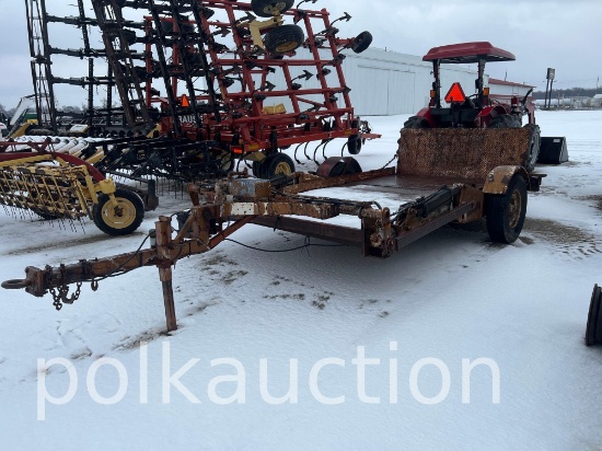 988-6'5" W x 12' L HYDRAULIC TRAILER