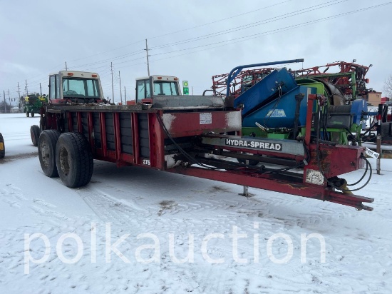 995-HAGEDORN 250 SOLID MANURE SPREADER