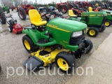 4351-JOHN DEERE X585 MOWER L&G (SN#M0X585C010765)