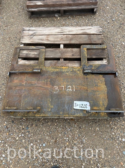 3721-SKID STEER FRAME W/GUARD 5/16"