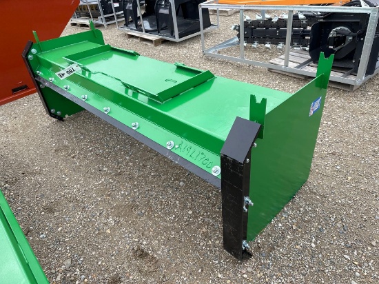 785-96" SNOW PUSHER W/ STEEL BLADES