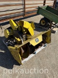 4693-JOHN DEERE 110 L&G SNOW BLOWER & ROTO-TILLER