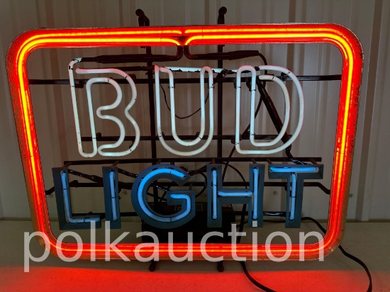 BUD LIGHT NEON SIGN  **NO SHIPPING AVAILABLE**