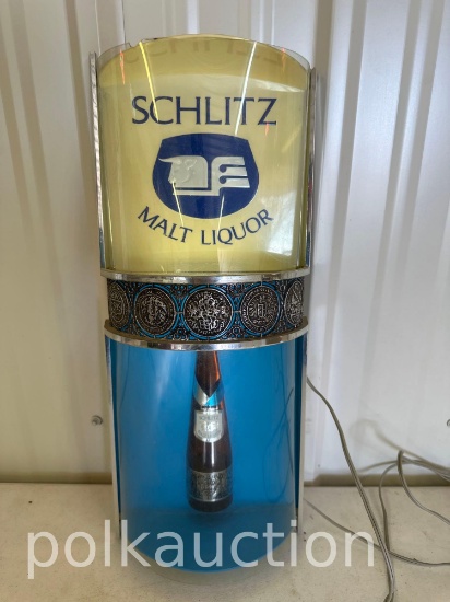 SCHLITZ LIGHTED SIGN  **NO SHIPPING AVAILABLE**