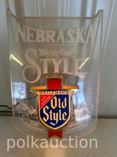 HELLMAN'S OLD STYLE LIGHTED SIGN  **NO SHIPPING AVAILABLE**