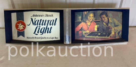 NATURAL LIGHT LIGHTED SIGN  **NO SHIPPING AVAILABLE**