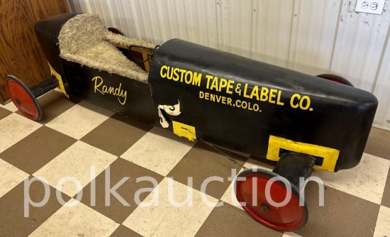 VINTAGE SOAPBOX DERBY CAR  **NO SHIPPING AVAILABLE**