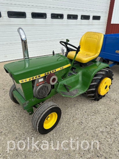 2938-JOHN DEERE 112 L&G KUBOTA DIESEL (SN# 181204M)