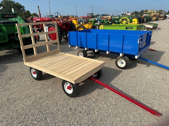7644-MINIATURE WOODEN WAGON
