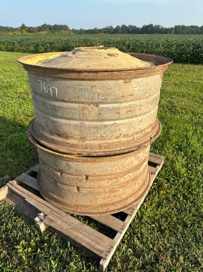 7697-9 HOLE 13" X 38" RIMS PAIR