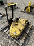 5572-JOHN DEERE MODEL 41 MOWER DECK (SN# 007719M) & GRADER BLADE