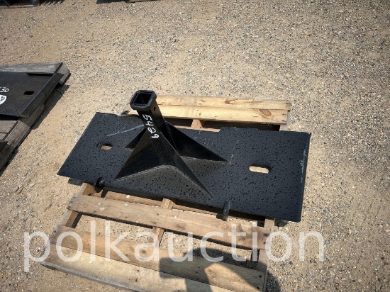 5429-SKID STEER 2" HITCH RECEIVER