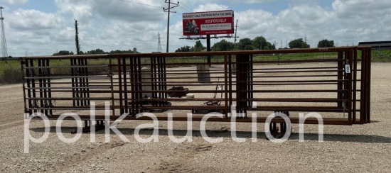 5498-5-CATTLE PANELS (24'W x 66"T) w/ 8' GATE