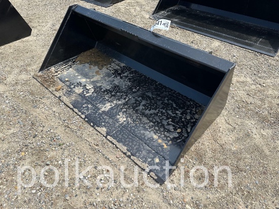 5541-NEW 60" SKIDSTEER BUCKET