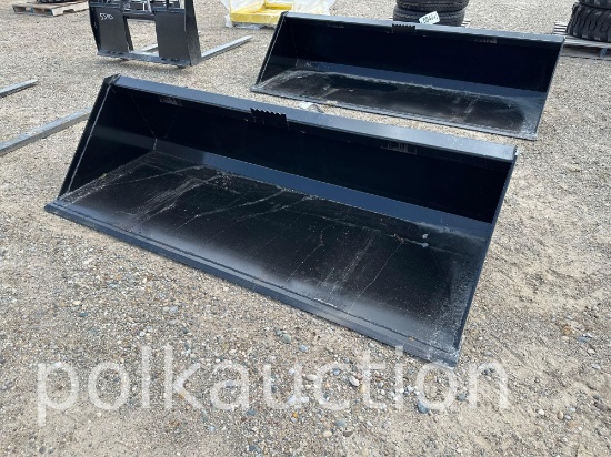 5546-NEW 78" SKIDSTEER BUCKET