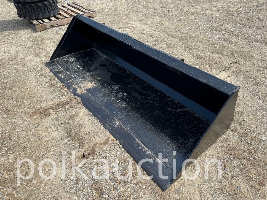 5548-NEW 84" SKIDSTEER BUCKET