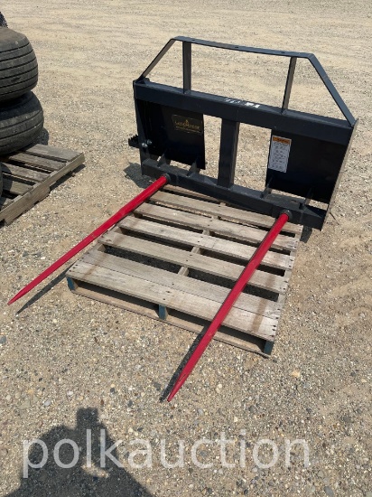 5978-SKIDSTEER BALE SPEAR