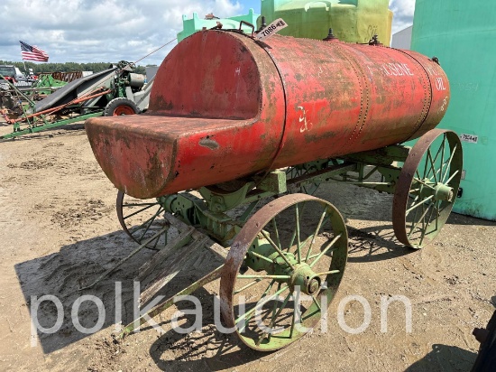 7086-STANDARD OIL WATER WAGON- STEEL WHEELED