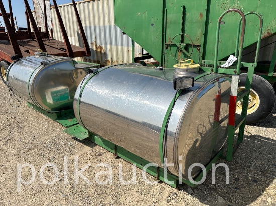 7508-250 GALLON SS SADDLE TANKS